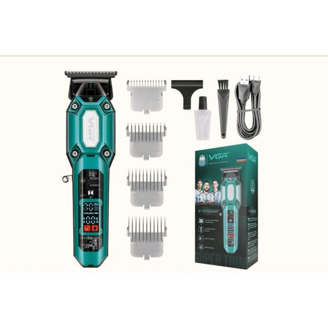 Набор  Аккумуляторная Машинка для стрижки VGR V900  5 насадок регулировки длины,щетка для очистки Одесса - изображение 2