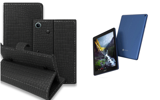 Книжка-трансформер для планшета Acer Chromebook Tab 10, колір Black Krokodil Black Київ