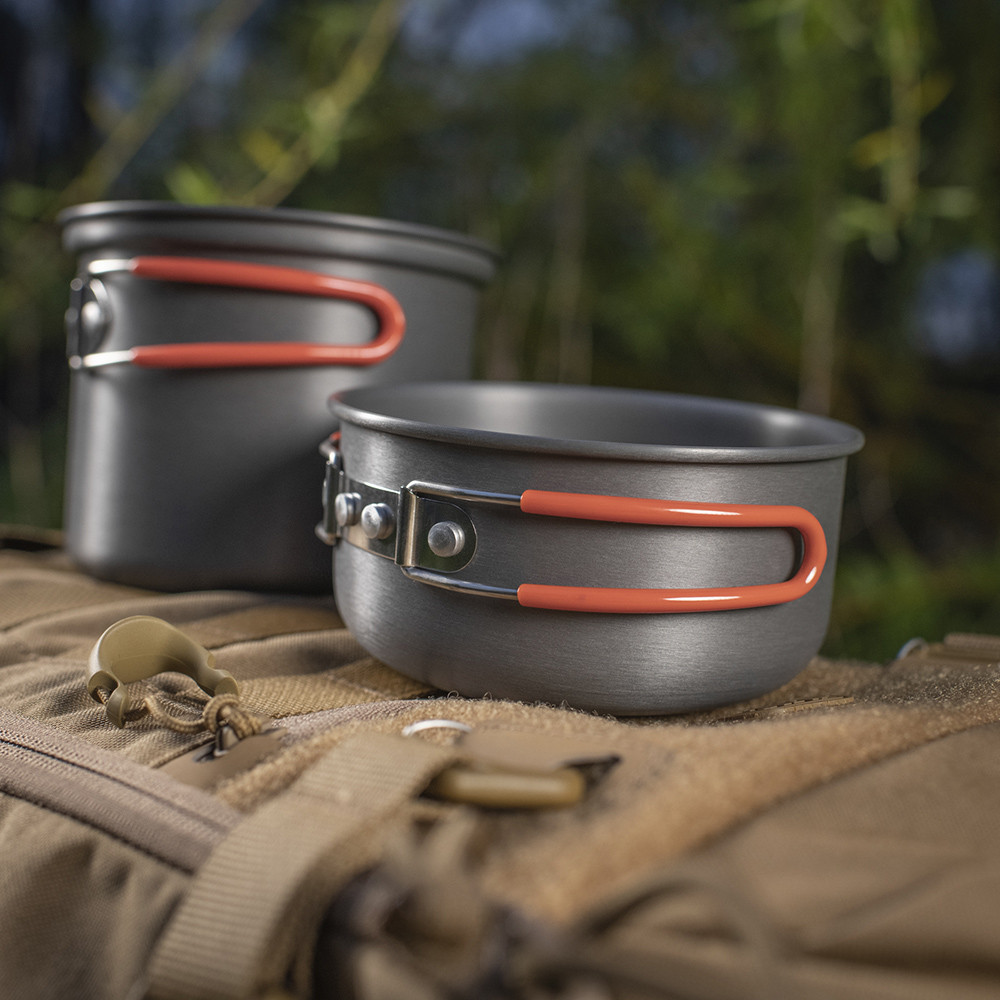 Туристичний Набір Посуду з 2 частин з чохлом M-Tac (MTC-DM-CP1) Алюміній Нововолинськ - фото 9