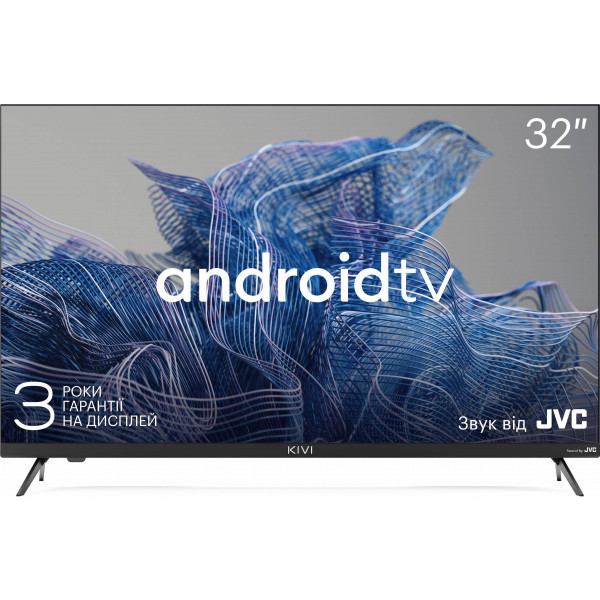 TV 32 Kivi 32H750NB HD/Smart/Android/T2/2х8Вт/JVC Sound/Frameless/Black (32H750NB) Киев - изображение 1