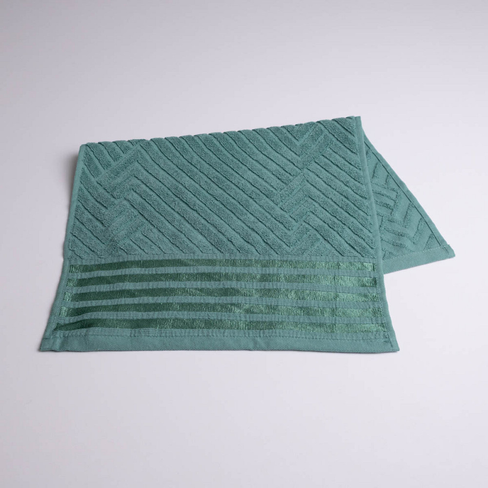 Набор махровых полотенец SOFT 3шт GM Textile 50х90см, 50х90см, 70х140см 500г/м2 (Бирюзовый) Сумы - изображение 2