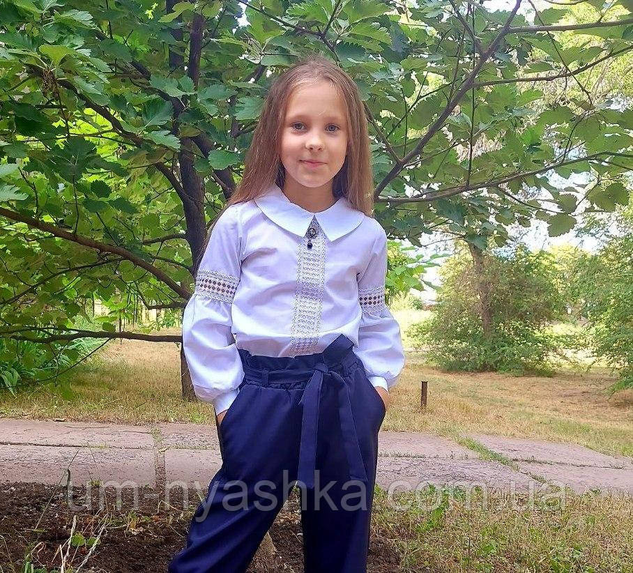 Красивая школьная блузка с длинным рукавом 110-134 Кривой Рог - изображение 8