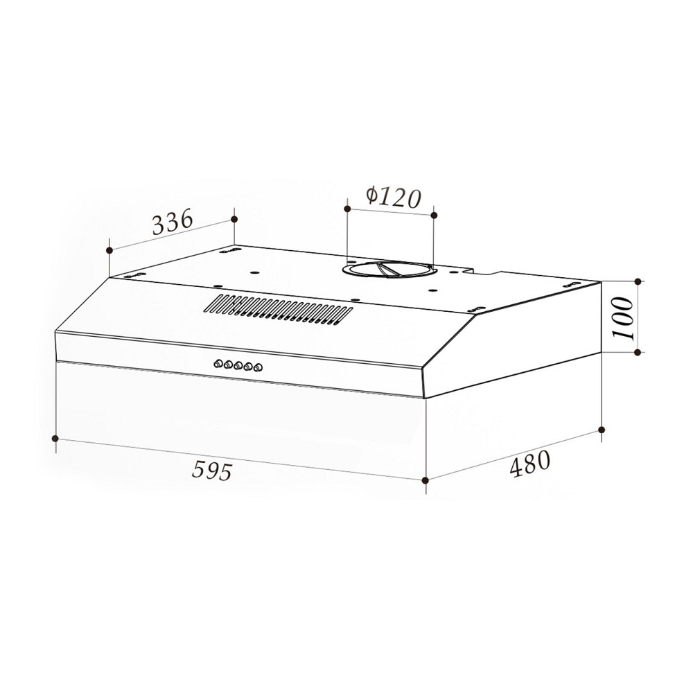 Встраиваемая вытяжка Contempo 60см 175м³/ч LED нержавеющая сталь акрил белый белый (Германия, читать описание) Ровно - изображение 9