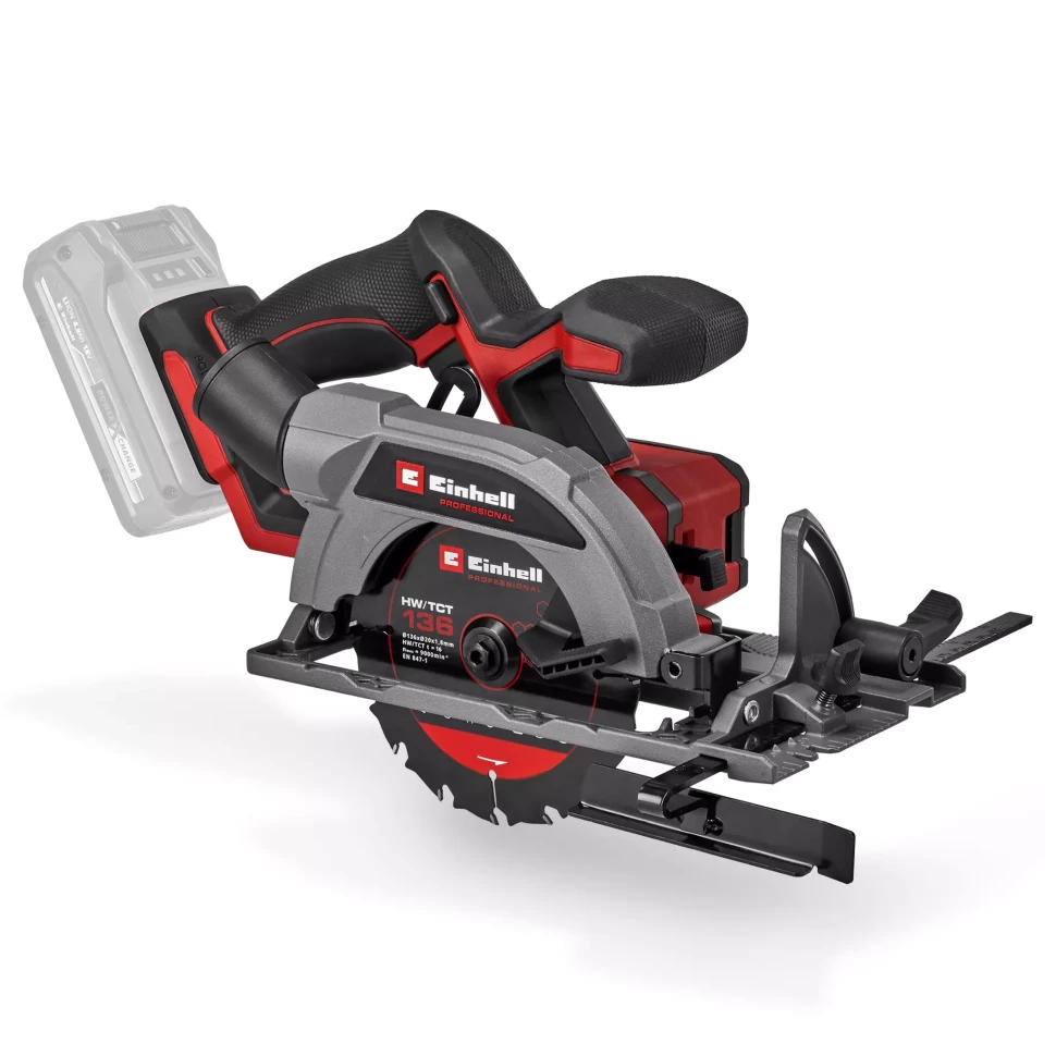 Профессиональная пила циркулярная аккумуляторная Einhell Professional TP-CS 18/136-C Li BL - Solo без акума и зу (4331240) Киев - изображение 1