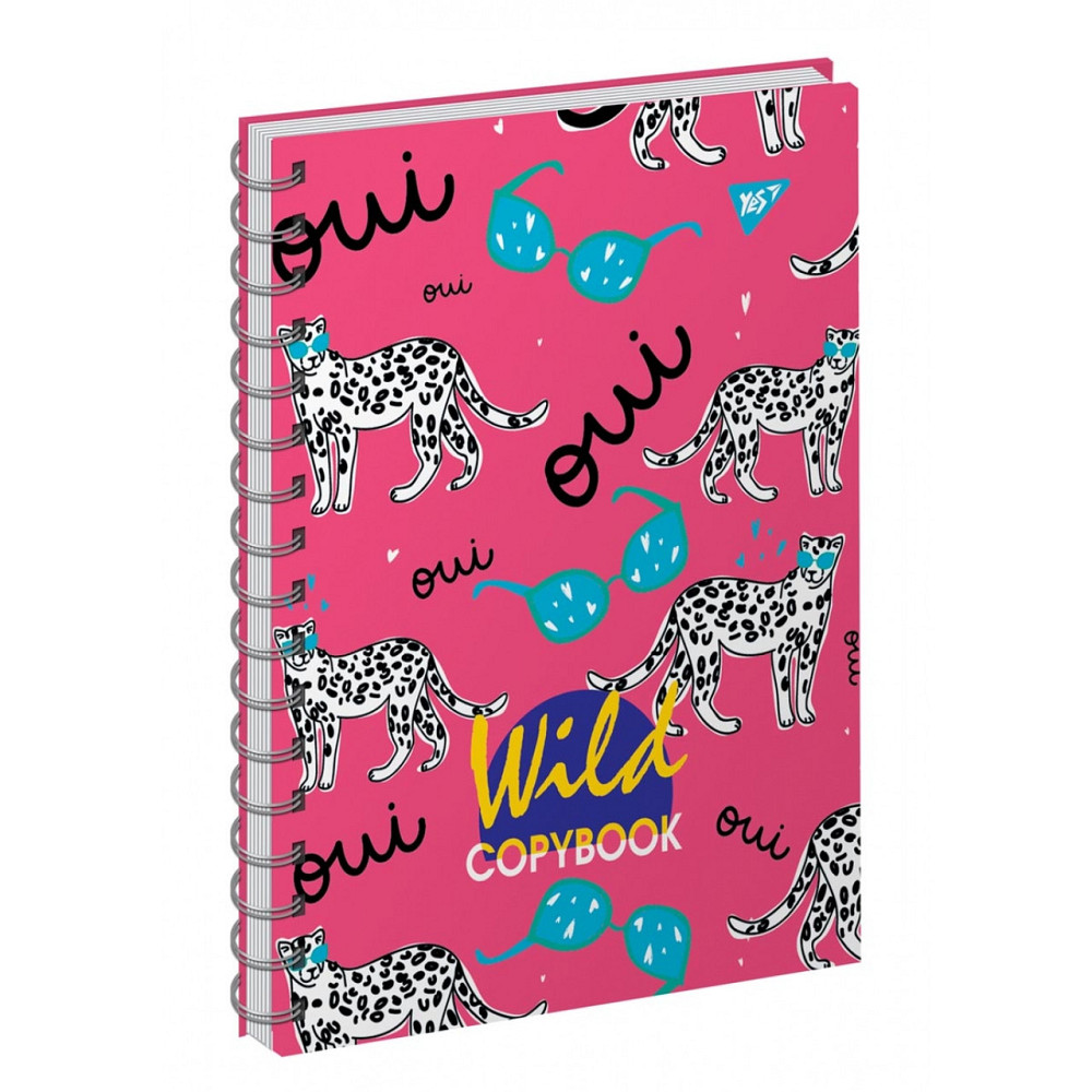 Блокнот для записів А6/64 кл. 7БЦ подв.спір, неон+лам.софт-тач "WILD ANIMALS NEON" YES, шт Київ - фото 1