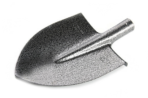 Лопата штикова гостра 220×300×390мм молоткове покриття СИЛА Київ - фото 1