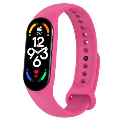 Ремінець до фітнес браслета BeCover Silicone для Xiaomi Mi Smart Band 7 Hot Pink (707490) Вінниця