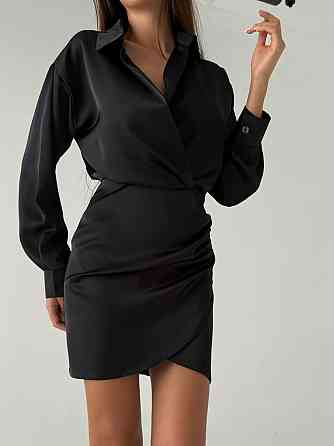 Жіноча приваблива елегантна коротка сукня double Шовк Армані Одеса