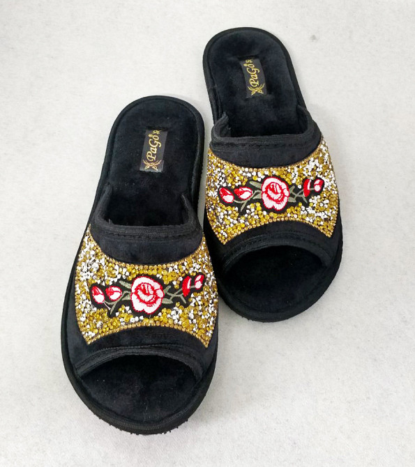 Тапки женские домашние открытые  