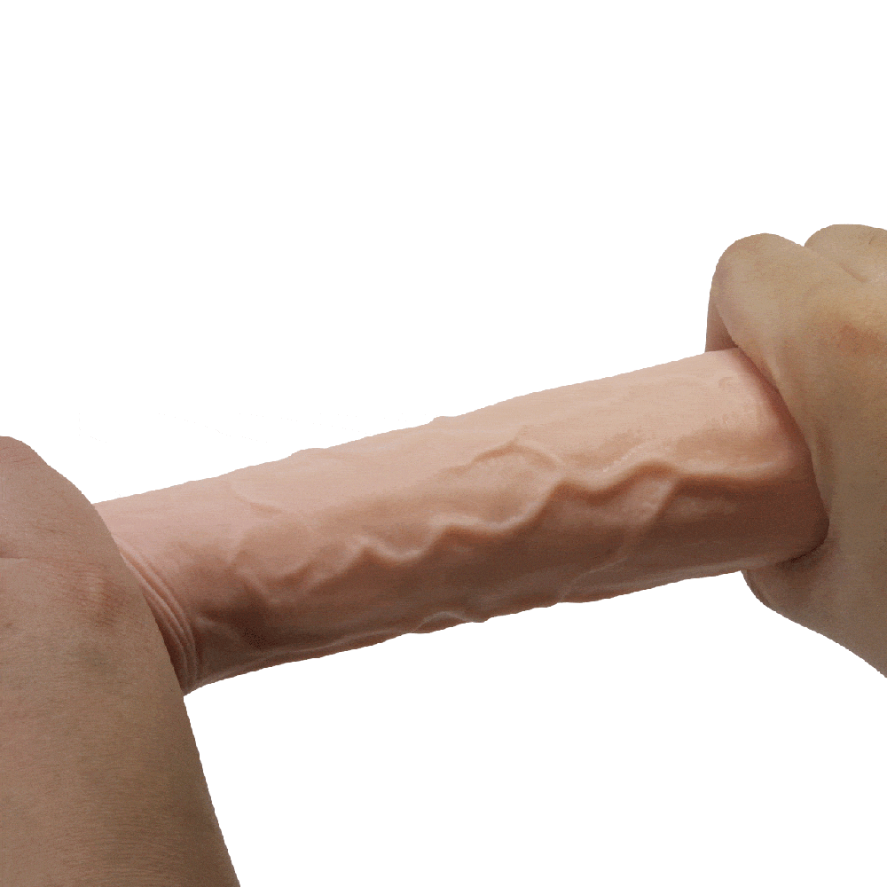 Реалистичный вибратор - Pretty Love Osric Realistic Vibrating Dildo Flesh Sex Aura Киев - изображение 9