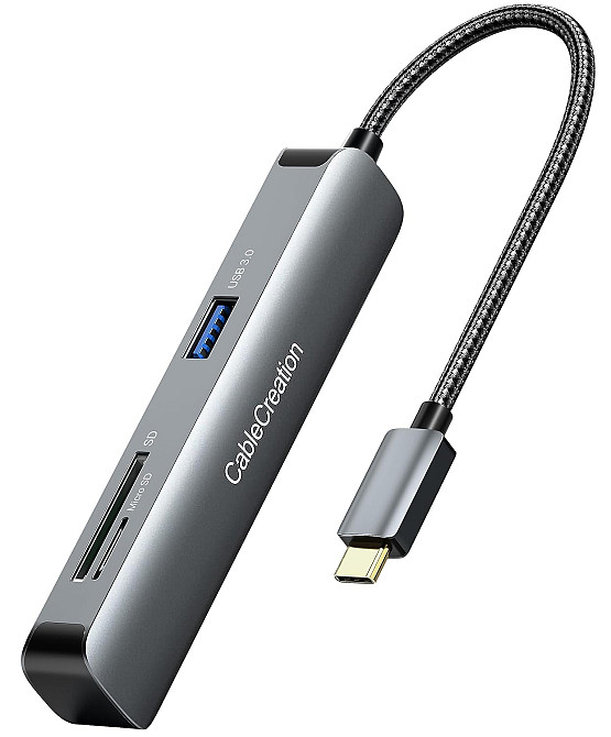 Концентратор CableCreation 5 в 1 USB C Луцк - изображение 1