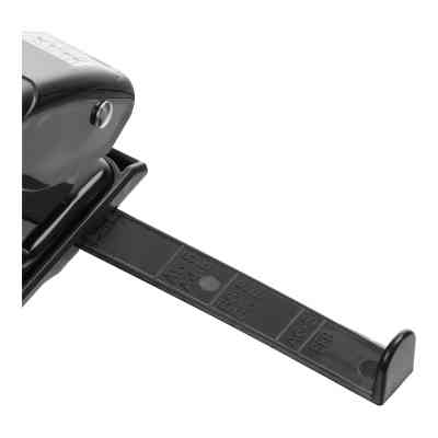 Діркопробивач Buromax пластиковий, до 20 аркушів, 120 х 88 х 76 мм, чорний (BM.4019-01) Вінниця