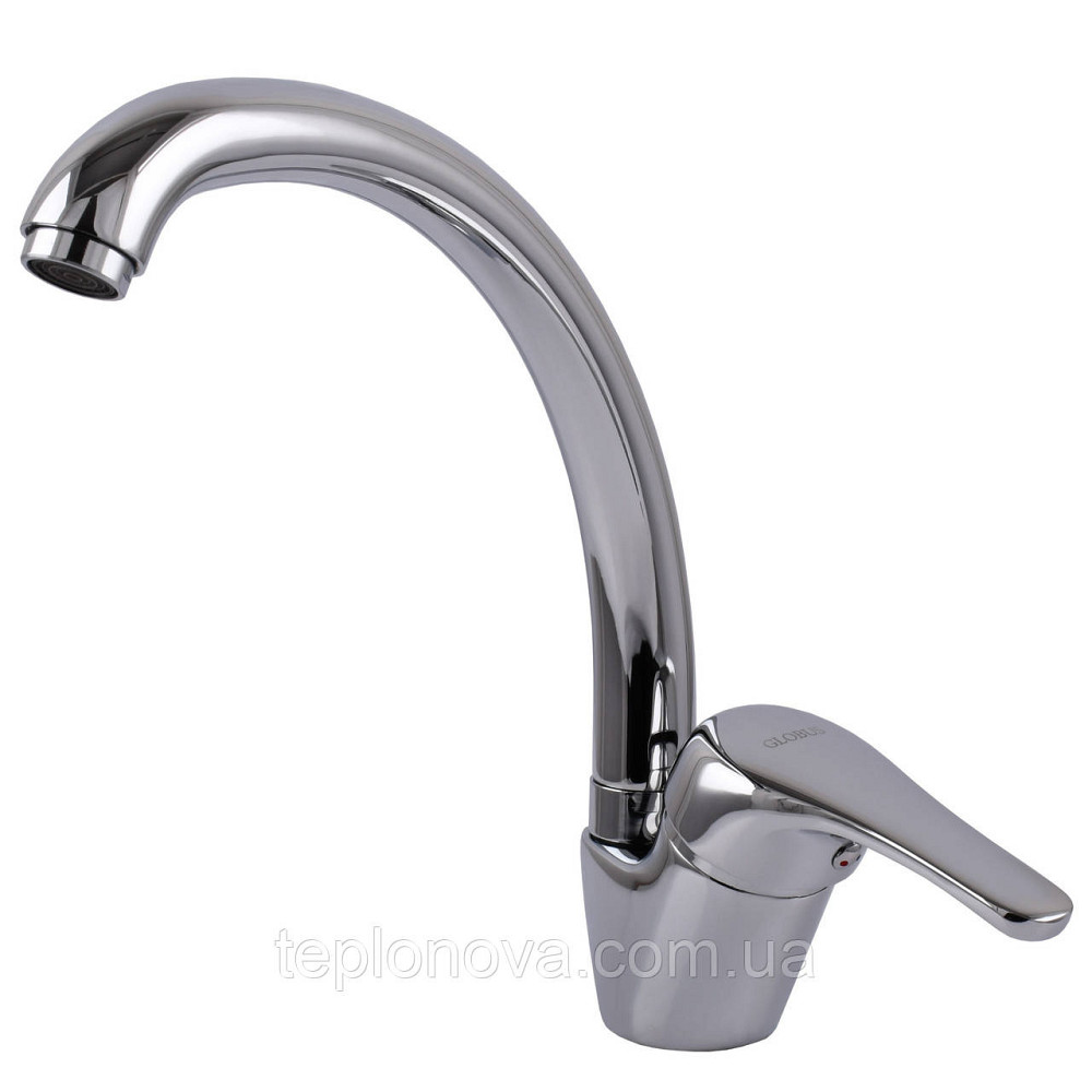 Змішувач для кухні Globus Lux Solly GLSO-0103S-WH без шлангів Чернівці - фото 5