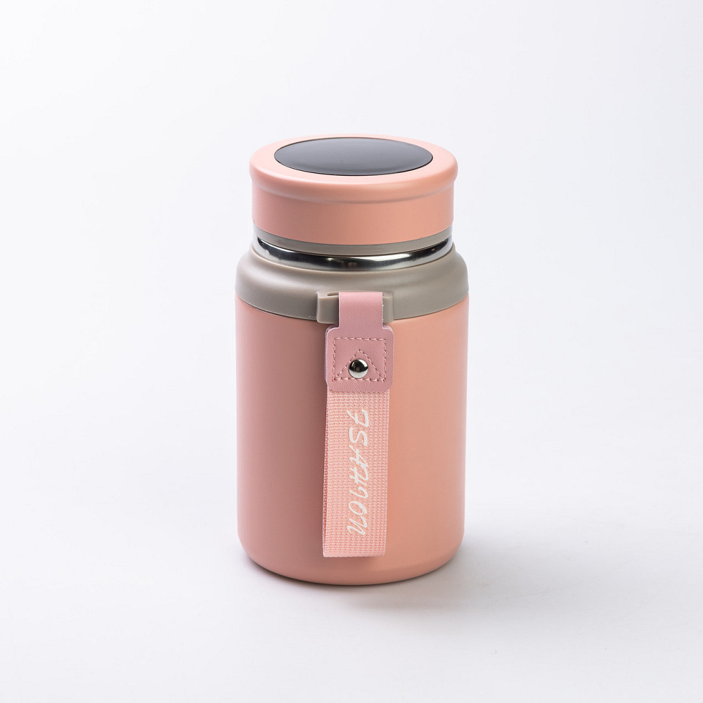 Термос Fashion з датчиком температури 700 мл Рожевий HP-14-20P Київ - фото 4