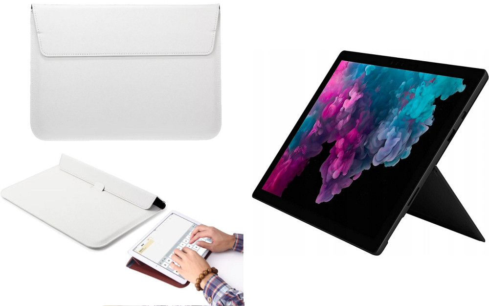 Чохол-конверт VitoCase для Microsoft surface pro 5, Pro 6, Pro 7, Pro 7+, з функцією підставки для планшета Київ - фото 1