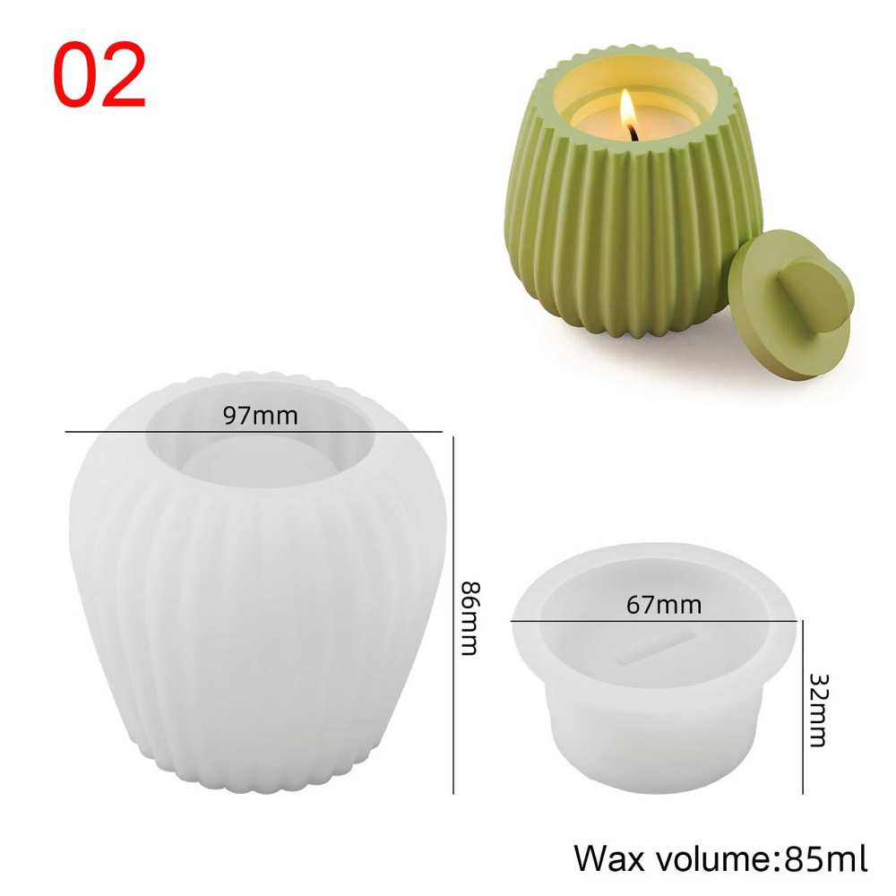 Силиконовая форма для подсвечника из смолы,глины,воска 97 х 86 мм 