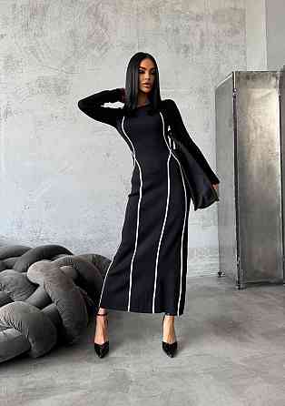 Женское элегантное притягательное макси платье из рубчика Одесса