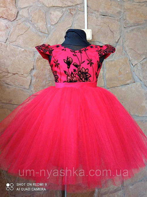 Нарядное красное платье на девочку на 3-5 лет Кривой Рог - изображение 1