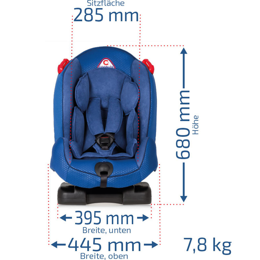 Автокрісло дитяче "MN3X", Capsula, 9-25kg, 0,5-6років, синій, 775040 Київ - фото 5