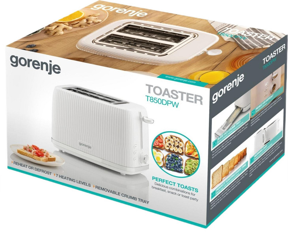 Тостер Gorenje T850DPW ( пластик+метал ) Харків - фото 6