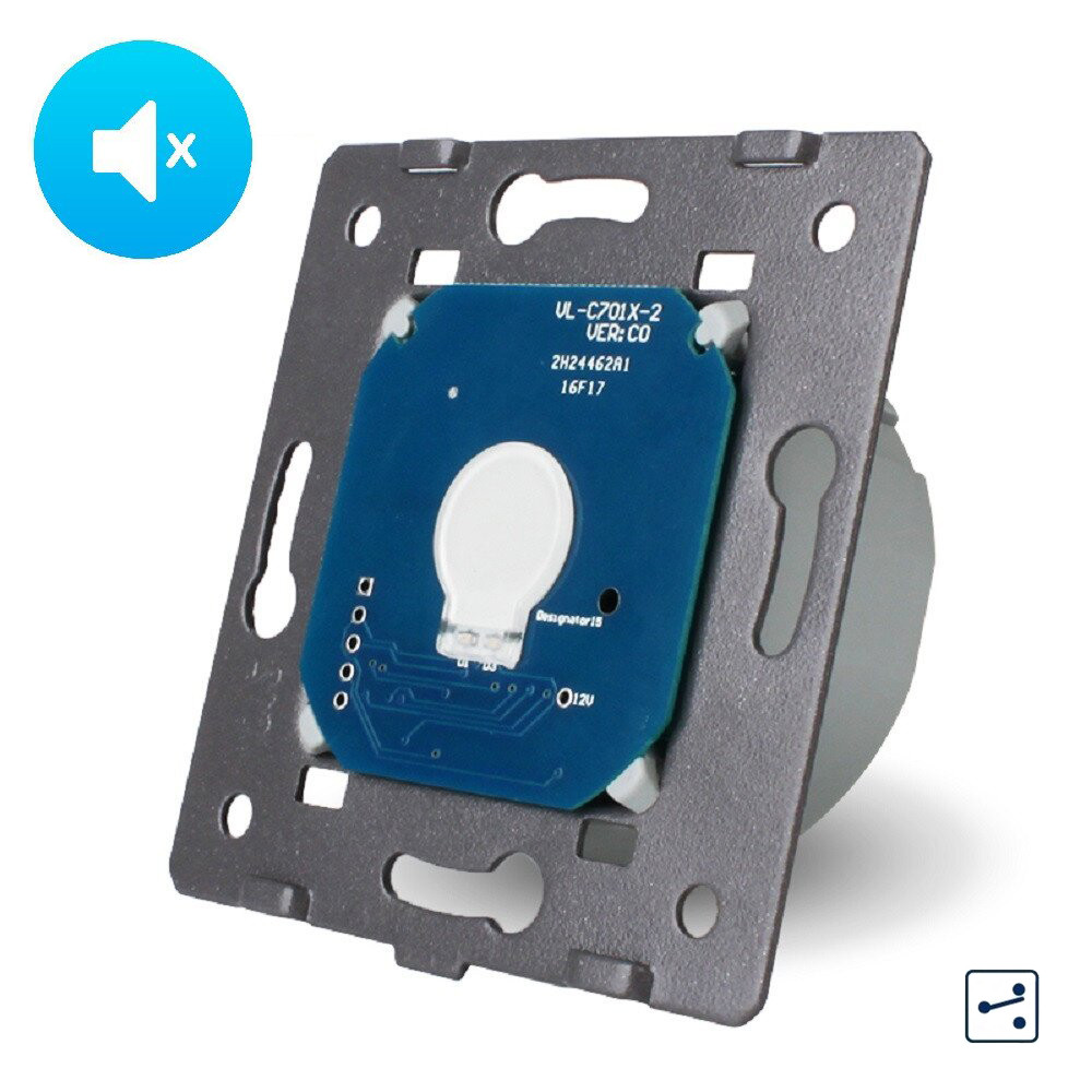 LIVOLO Сенсорний безшумний вимикач LIVOLO 0dB, прохідний / перехресний, 5А 230В, без нейтралі ( Коломия - фото 6