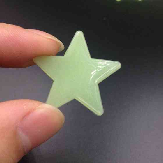 Фосфорні зірочки що світяться 95 штук 3 см салатовий Київ