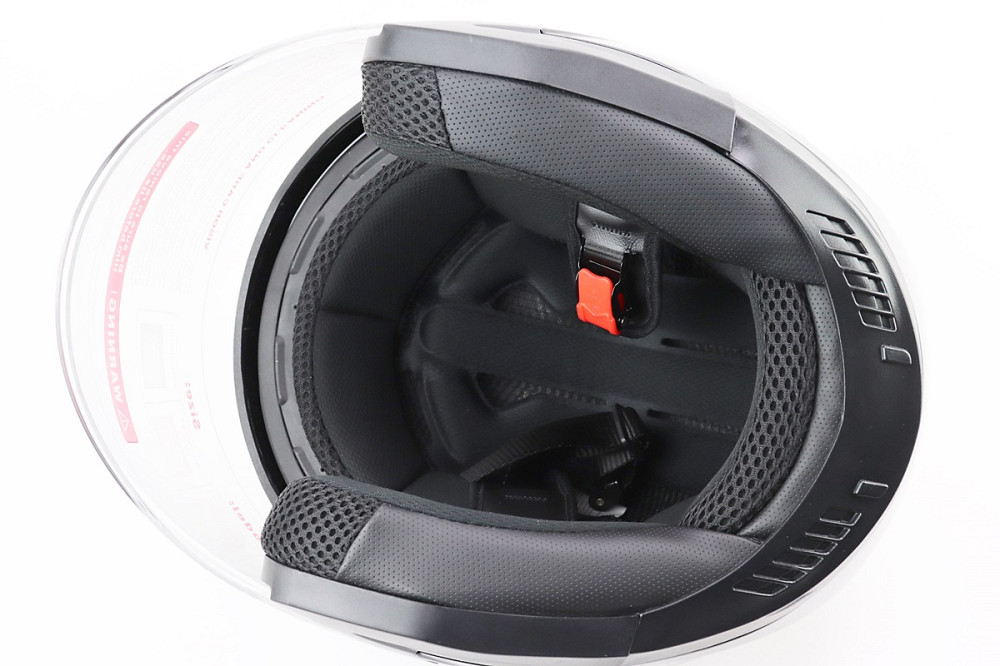 Шолом відкритий+відкидні окуляри BLD-708 М (57-58см), ЧОРНИЙ глянець Киев - изображение 8