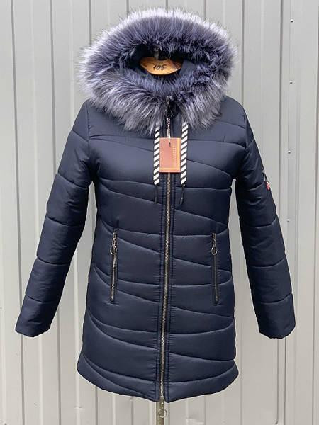 Жіноча яскрава модна зимова куртка пуховик.  40-56р Київ - фото 7