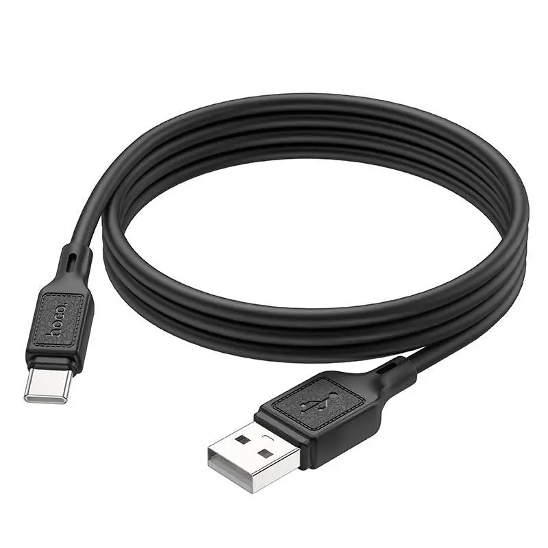 Кабель HOCO X90 Cool silicone charging data cable for Type-C Black Київ - фото 8