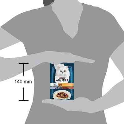 Влажный корм для кошек Purina Gourmet Perle с Телятиной и Уткой в подливе 85 г (8445291187719) Винница