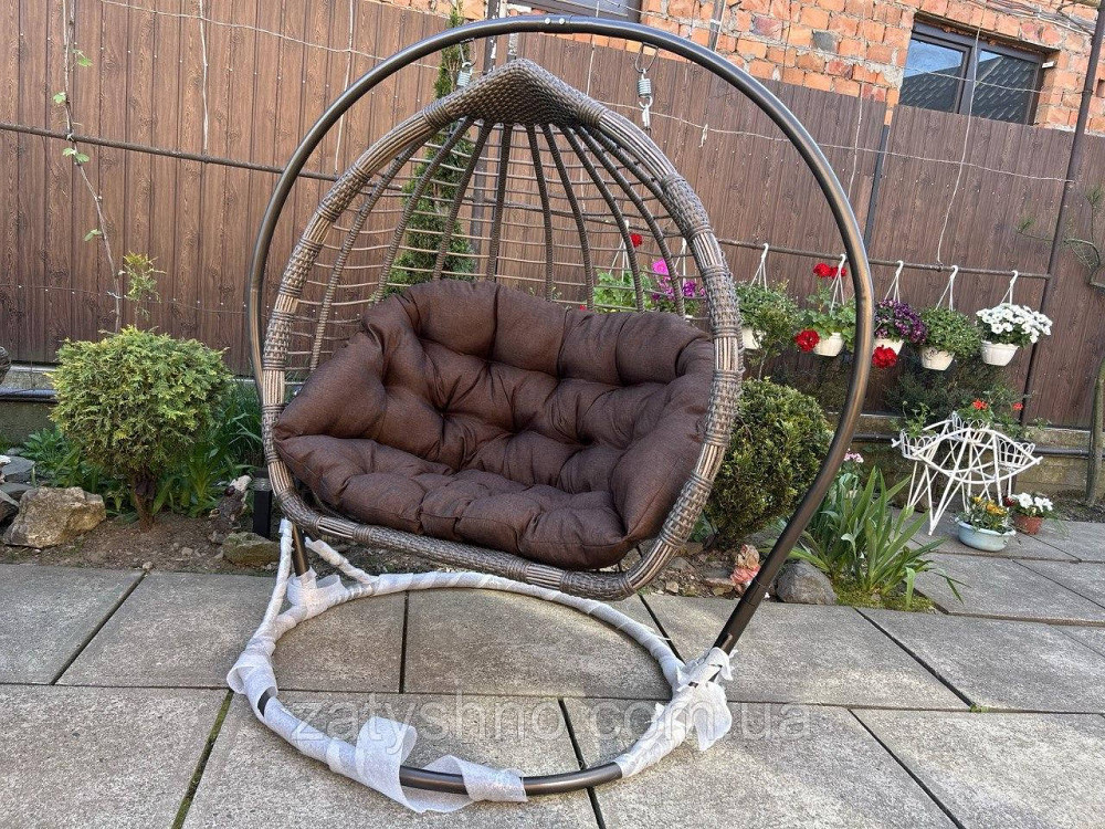 Кокон двухместный ротанговый на улицу Киев - изображение 6