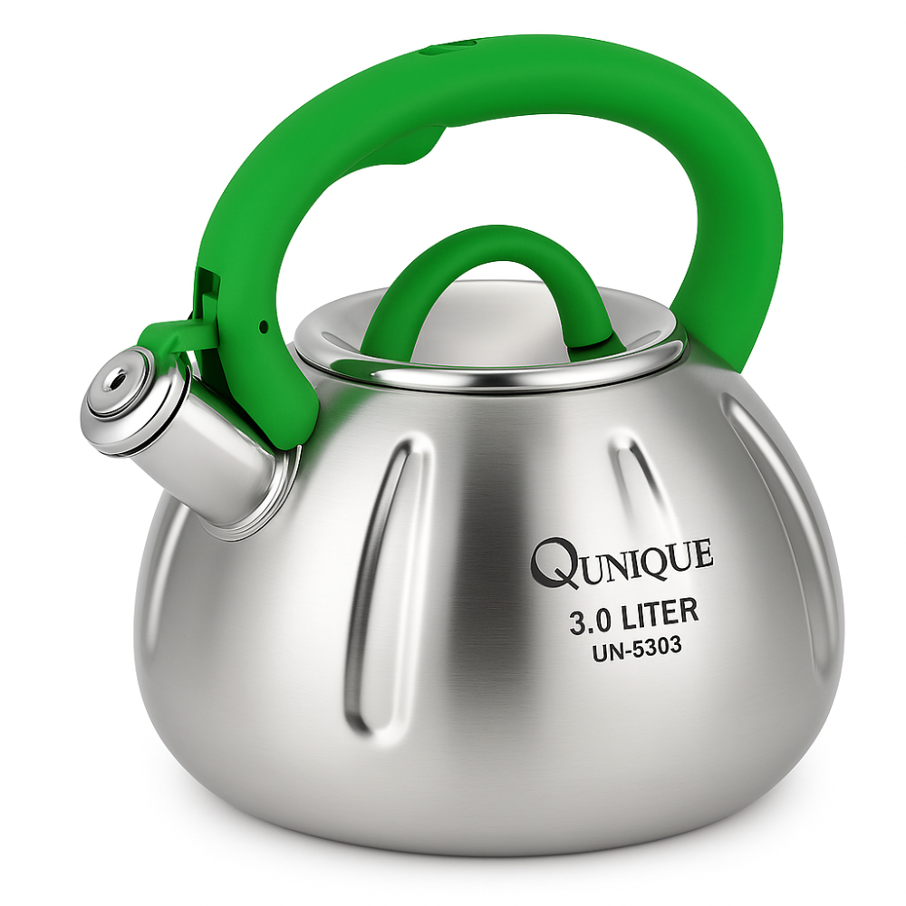 Чайник со свистком для электрической плиты Unique, Качественный чайник для газовой плиты VN-98 Львов - изображение 11