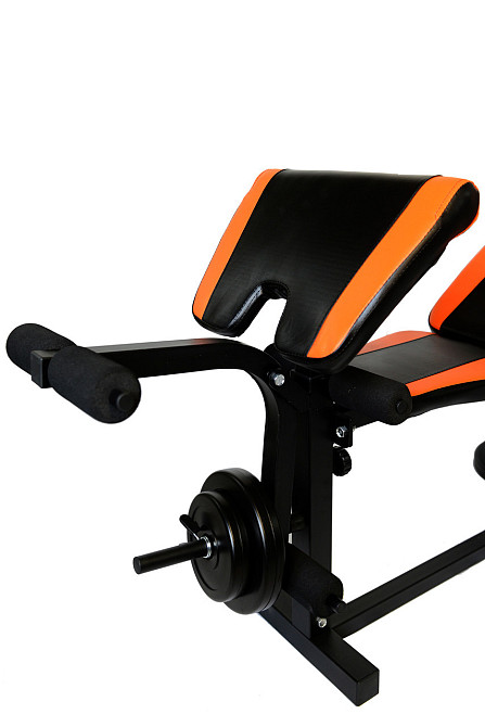 Скамья многофункциональная + парта Скотта + Тренажер для ног Стойки, скамьи для жима и приседаний регулируемая Киев - изображение 3