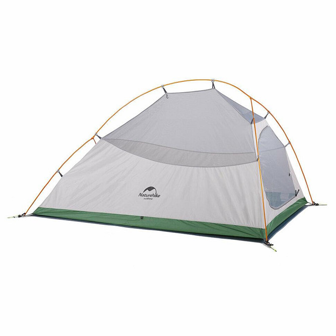 Намет надлегкий двомісний  з футпринтом Naturehike Cloud Up 2 Updated NH17T001-T, 210T, зелений Київ - фото 2