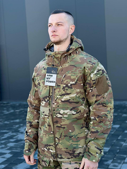 Тактична чоловіча зимова куртка Call Dragon Omni-Heat з капюшоном зимова куртка мультикам WAR Львів - фото 2