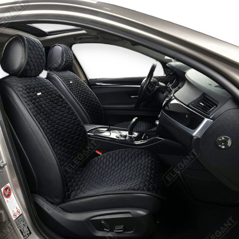 Накидки сидіння palermo (передні) чорні ромб на Мукачево - фото 1