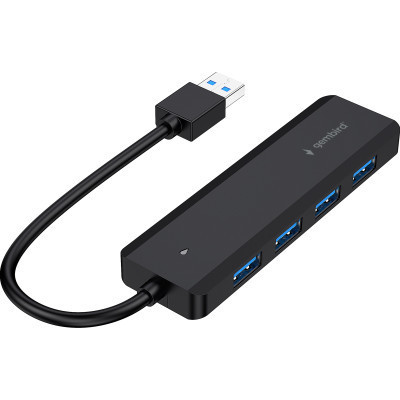 Концентратор Gembird 4 ports USB 3.1,USB-A, USB-C PD (UHB-U3P4P-02) Вінниця - фото 2
