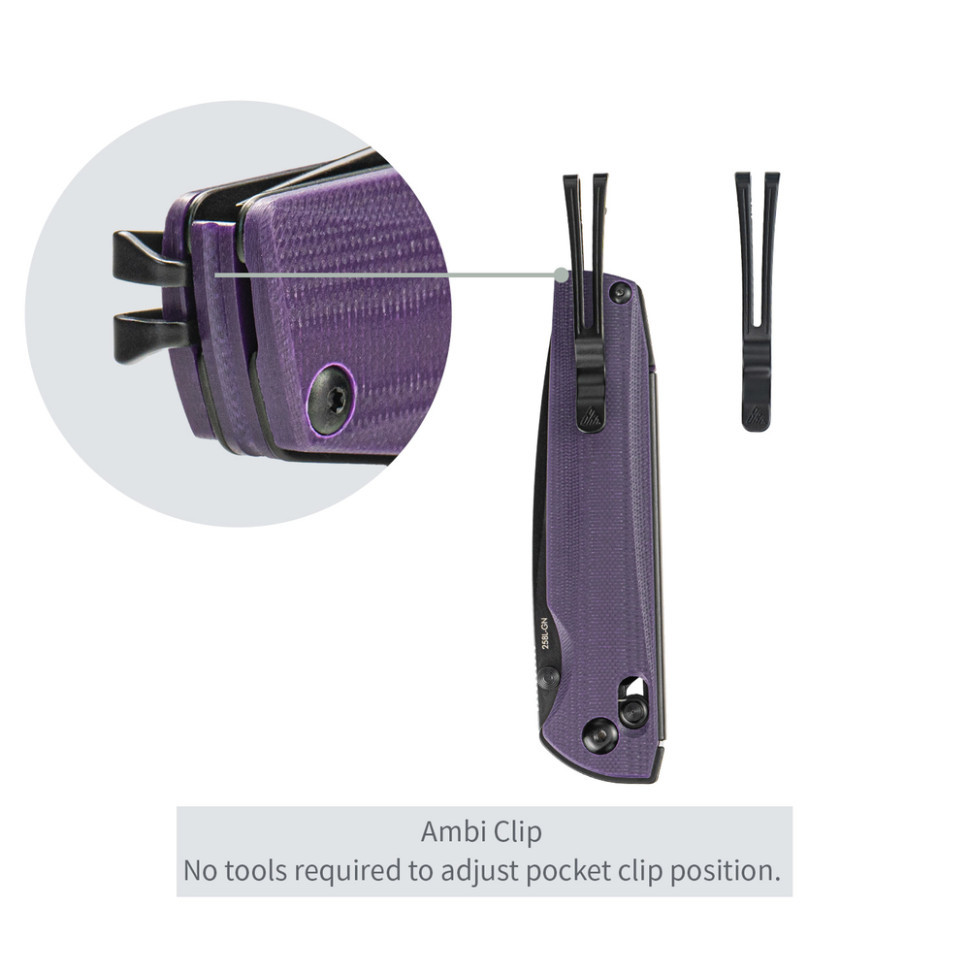 Ніж складаний SRM Terrier 258L-GN, фіолетовий Київ - фото 15