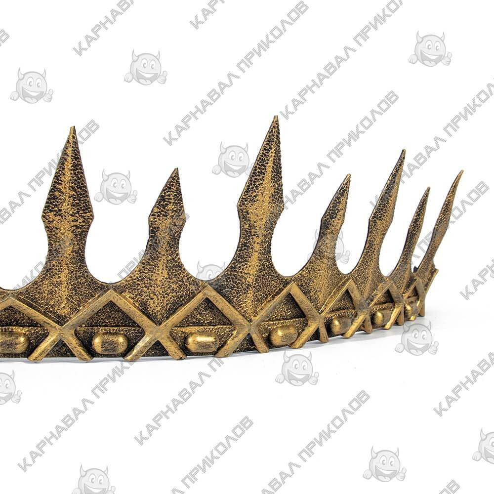 Корона ЗОЛОТО АНТИК Косплей Середньовічна Київ - фото 3