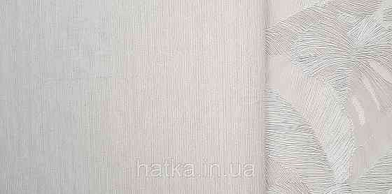 Обои винил на флизелине Grandeco Time метровые однотонные тонкая полоска молочные светло бежевые Киев