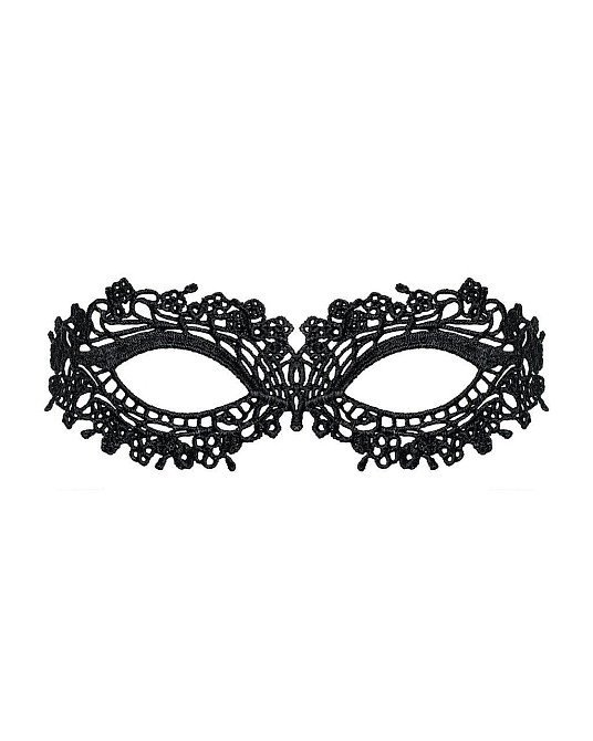 (SALE) Кружевная маска Obsessive A710 mask, единый размер, черная Sex Aura Киев - изображение 2