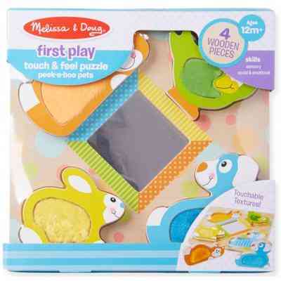 Развивающая игрушка Melissa&Doug Зеркальный формовой пазл с пушистыми домашними животными (MD1898) Винница