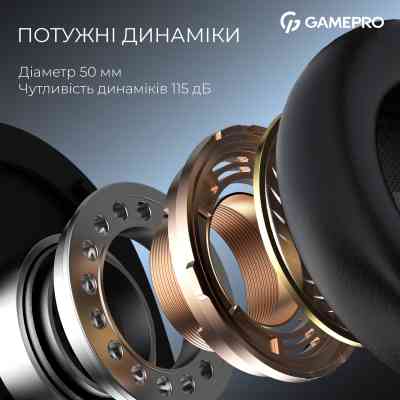Навушники GamePro Asgard Skadi Wireless Black (HSW191B) Вінниця