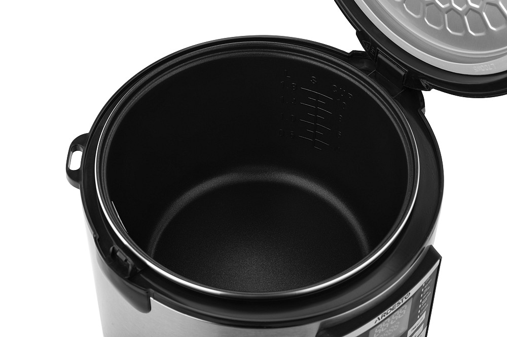 Мультиварка ARDESTO, 860Вт, чаша-5л, електронне керув., книга рецептів, метал/пластик, сірий Киев - изображение 6