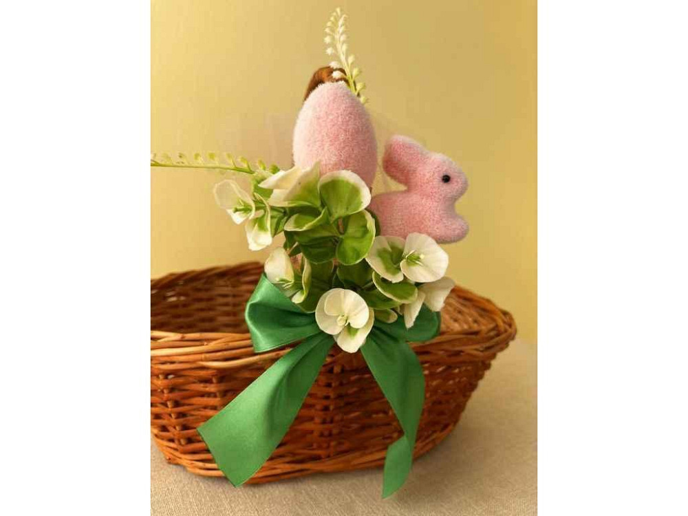 Украшение на крупной корзине No1 Зайчик ТМ Easter Киев - изображение 1