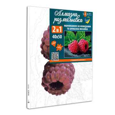 Картина по номерам Santi Сочная малина, 40*50 см алмазная мозаика (954873) Винница