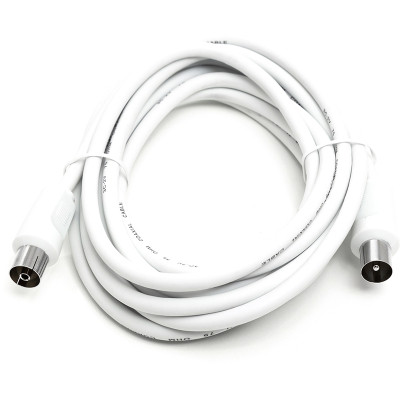 Кабель телевизионный AV 75 Ом, 3.0 м, white PowerPlant (CA911943) Винница - изображение 1