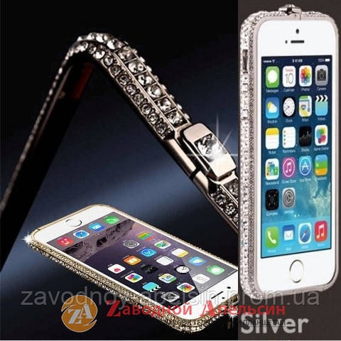 IPhone 6 6s 7 бампер Luxery diamond silver Одеса - фото 1