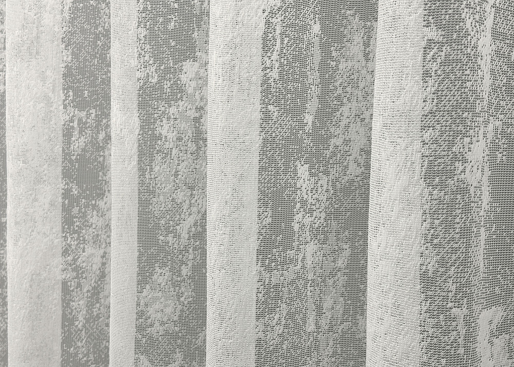 Тюль жакард, колекція "Мармур" колір молочний 1545т Київ - фото 3