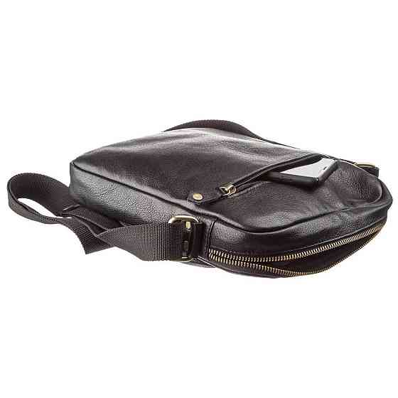 Мужская кожаная сумка SHVIGEL 19111 Черная Киев